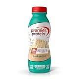 Premier Protein Shake, Cake Batter, 30g Protein, No Added Sugar, 24 Vitamins & Minerals to Support Immune Health, 11.5 fl oz, 1 Pack (Packaging May Vary)