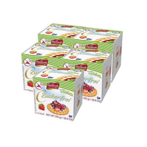 Coppenrath zuckerfrei Torteletts Mürbe-Spritzgebäck (5 x 250 g)