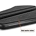 For Harley Davidson Floorboards Touring Street Road Glide Passenger Defiance Floorboards Motorcycle Footboards (All Black, comb sets with highway pegs)