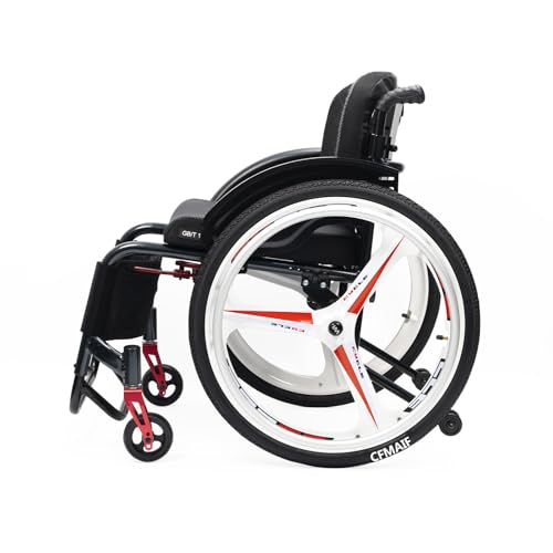 CFMAIF Lightweight Aluminum Alloy Wheelchair