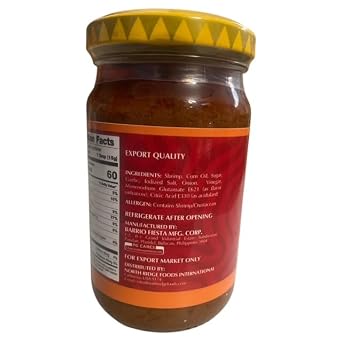 Barrio Fiesta Bagoong Hipon Sweet Sauteed Shrimp Paste, 250g