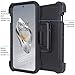 Jackpot Wireless Compatible for OnePlus 12 Case (2024) with Belt Clip Holster, Heavy Duty Military Grade Drop rotective Case with Rotating Stand (No Screen Protector) (Stripe)