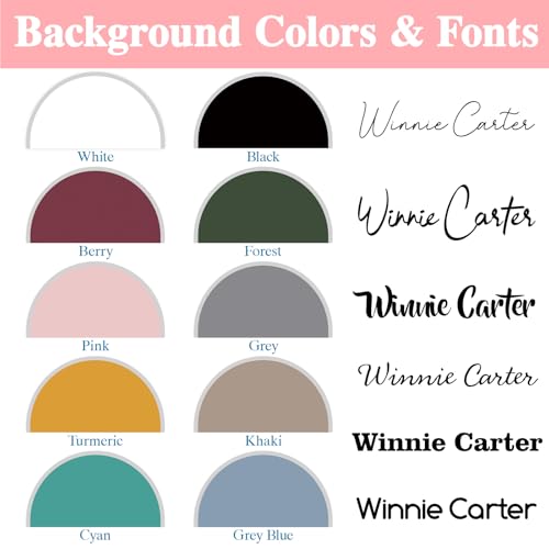 Personalized Name Plate for Desk - Custom Acrylic Name Plate with Holder, Arch Shaped Desk Name Plaque with Title, Office Gifts for Coworkers Employees Boss Teacher Appreciation Gifts, 10 Colors - Thumbnail 4