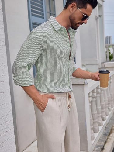 Image of Lymio Men Shirt || Striped Shirt for Man || Full Sleeve || Casual Style (Packs Also Available) (Crush-Lining-New)