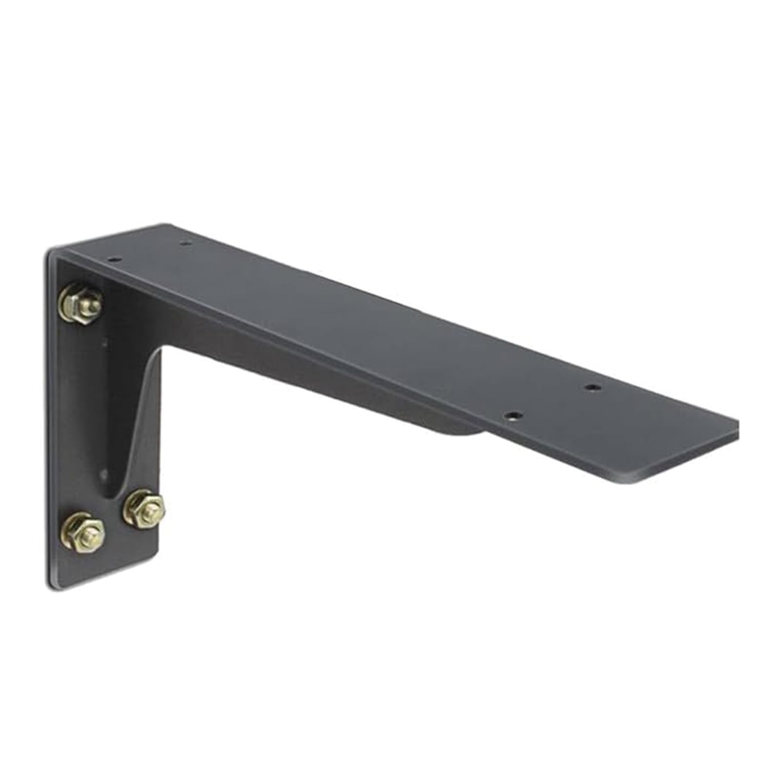 BBTISG L Metal Brackets, Countertop Support Brackets Wall Mounted Solid Shelf Brackets for Scaffold Board Worktop Shelves Floating Desk for Scaffold Board with Screw (12in)