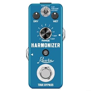 [HIGH SENSITIVITY AND ACCURACY] : Featuring 3 effects knobs and 1 switch, the LEF-3807 Guitar Harmonizer Pedal delivers exceptional sensitivity for precise sound manipulation. [CUSTOMIZABLE DETUNE OPTIONS] : With a range of -25 to +25 cents in Detune...