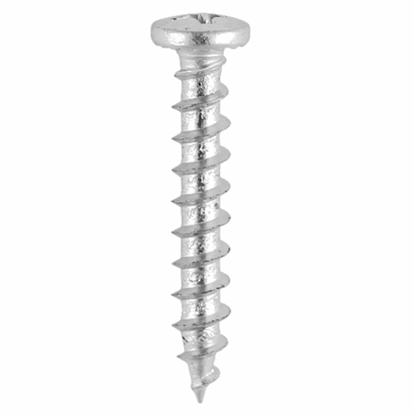 Vis tête bombée PVC 4.8x20mm TIMco en acier inoxydable évite la rouille sur fenêtre