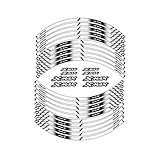 Les autocollants de roue de moto sont faciles à installer et peuvent être installés par une seule personne.