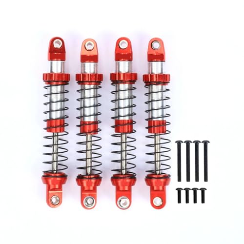 RC�V���b�N Compatible With Axial For Capra For Buggy 1/18 RC�J�[�A�b�v�O���[�h�����A�N�Z�T���[�p�[�c�A���~�����V���b�N�A�u�\�[�o�[(Red)