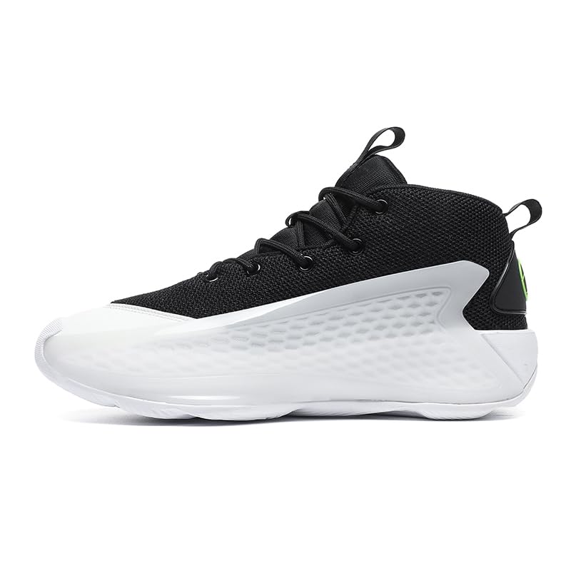 Men's Mesh Breathable Lace-Up Basketball Shoes Thick-Soled Non-Slip Lightweight Mid-Cut Casual Sports Shoes Suitable for Playing Basketball3