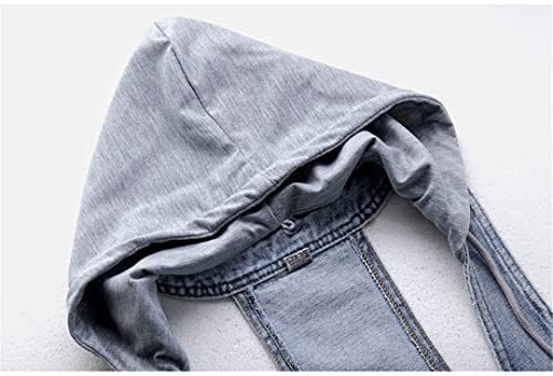 Wvapzxx Spring Summer Denim Women's Short Hooded Waistcoat Vintage Slim Sleeveless Female Casual Jeans Vest Jackets2