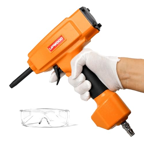 UPWOOD Clavadora neumática profesional, clavadora neumática NP50 Extractor de clavos neumático para el reciclaje de madera
