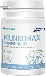 Mundo Animal Suplemento Alimentar Nutrisana Munnomax Comprimidos Para Cães E Gatos - 30 Comprimidos