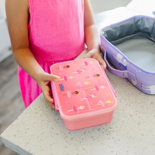 Image of Wildkin Reusable Food Container for Kids - Airtight, Leak Resistant, Dishwasher Safe - Ballerina