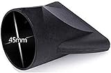 2PCS Professional Blow Dryer Narrow Concentrator - Specific Fit 4.3-4.5cm Diffusers, Black ABS Plastic Nozzle Replacement for Hair Dryer Attachments, Salon-Grade Flat Blow Styling Tools - Image 9