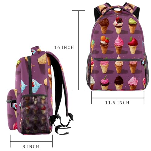 Sac à dos pour école intermédiaire multicolore durable 29.4x20x40cm - 2