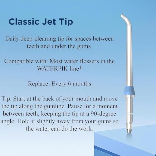 Image of Replacement Heads for Waterpik, Replacement Picks for Water Pik Water Flosser (10 Tips)