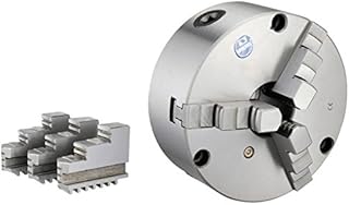 VERTEX 3800-5824 Vertex 10" 3-Jaw Front Mount Lathe Chuck with 2 Sets of Jaws, 10" Chuck Size