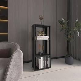 Black Bookshelves with...