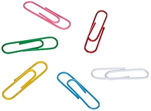 Apli Büroklammern Bunt, 32mm, 100 Stück