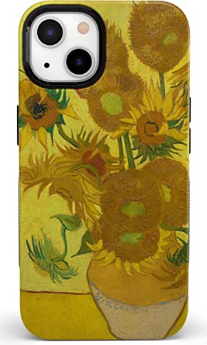 Casely iPhone 13 Floral Case | Compatible with MagSafe | Van Gogh Sunflowers Phone Case