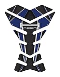 Made in Italy Protector de depósito resinado adhesivo efecto 3D, compatible con Honda Hornet CB 500 600 900 1000 V1