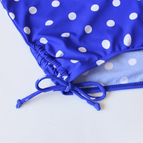 Image of Polka Dot Girls Kids Bathing Suits Adjustable Swimsuits (FBA)