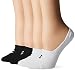 Champion Women's Double Dry 4-Pack Performance Invisible Liner Socks, Black/White/Assorted, 5-9