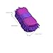 Mirrorever Microfiber Car Wash Sponge-Non-Scratch Wash Mitt-Two Sided Chenille Microfiber Washing Sponge-Mitt for Cars, Trucks, SUVs, Boats (2 Pack Purple)
