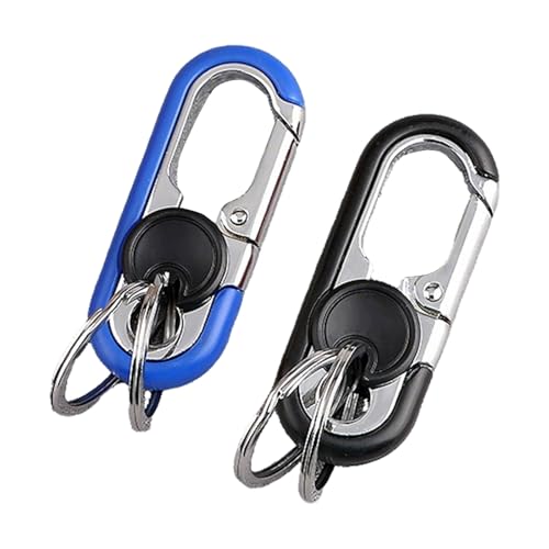 Lumi Zenva Mousqueton Porte Clé Alliage Zinc Résistante Usure Voiture Voyage Camping Homme Femme Design Élégant