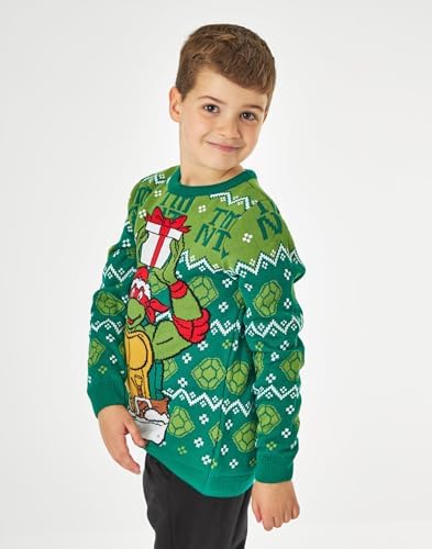 Teenage Mutant NT Gebreide kersttrui voor jongens (128