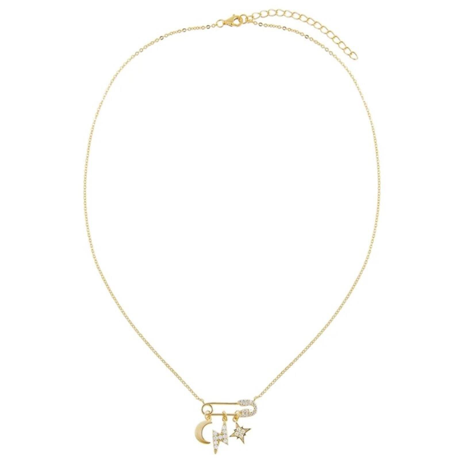 Collar De Cadena De Eslabones Dorados De Estrellas De La Realeza, Nueva Joyería Cósmica Fina, Regalo Vintage De Plata De Ley 925 para Mujeres