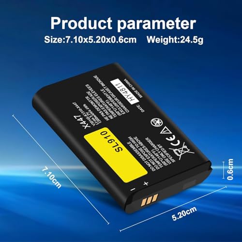 YISHDA 1200mAh Akku für Siemens Gigaset SL910 SL910A SL910H V30145-K1310K-X447, V30145-K1310K-X447-0-HY Ersatzakku für Mobiltelefone (1 Stück)
