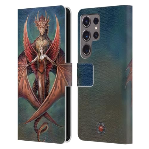 Funda tipo libro Samsung Galaxy S24 Ultra con cierre magnético dragón