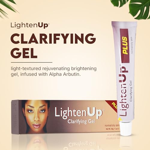 Lighten-Up Plus Clarifying Gel - 1 fl oz / 30 ml - Brightening Cream for Knuckles, Elbows, Hands, Armpits, with Alpha Arbutin, Fruity Tamarind Extract