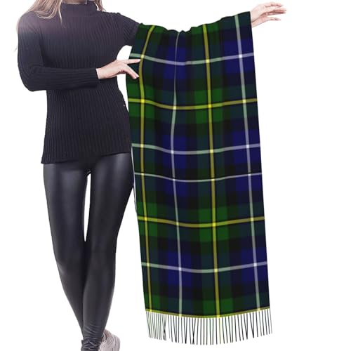 Bains Tartan Imitation Cashmere Tassel Scarf Winter Scarf Autumn Softest Classic Warm2