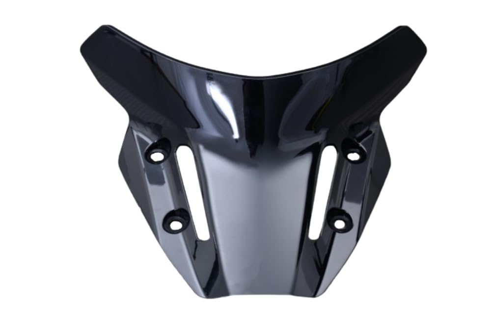 avdb-moto Szyba/Deflektor wiatru kompatybilny z YAMAHA MT09 MT-09 / SP 2021-2023 Z poliwęglanu (Czarny)