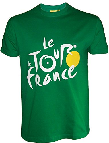 Le Tour de France Men's T-Shirt Official Collection Adult Size, Men, Green, Small