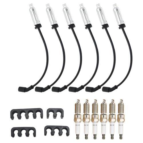 Vkinman SP1036 Spark Plug and Spark Plug Wire Kit