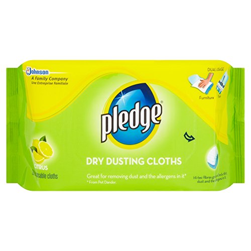 Pledge Dusting Cloths (Citrus 20 Cloths Per Pack)