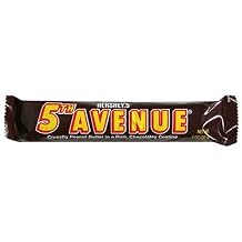 5TH AVENUE Chocolatey Coated Crunchy Peanut Butter Candy Bars, 2 oz 18 Count 2 Ounce Pack of 18