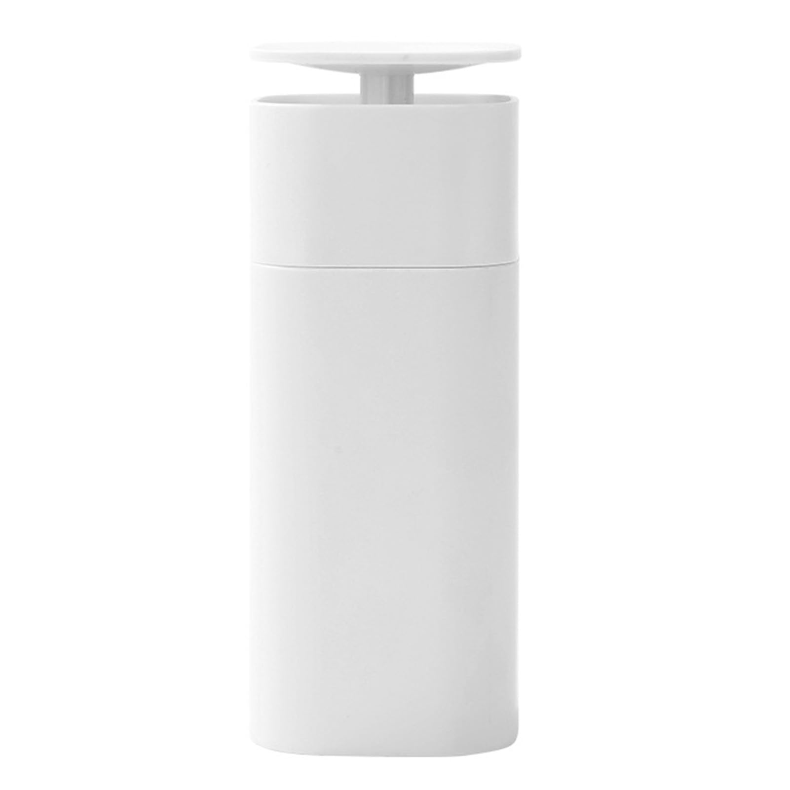 Pousser Le Distributeur de Pompes à Distribution de Pompes à Distribution Précise pour Routine Soin Quotidien, Distributeur en Plastique Portable pour Voyager en Lotion (White)
