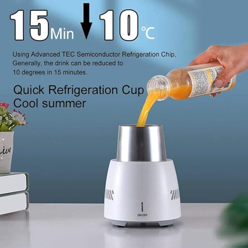 Mini refroidisseur de boisson électrique portable pour canette et eau de table - 2