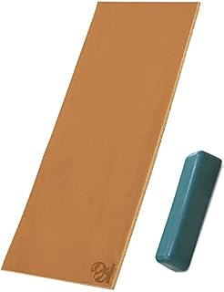 BeaverCraft LS2P1 Leather Strop Honing Sharpening Strop Knives Chisel Tools 3" x 8"