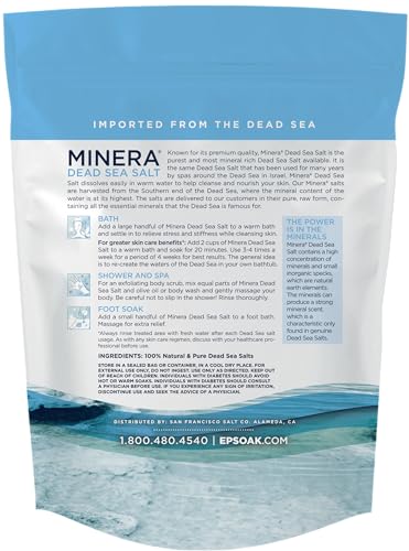 Minera MINERA2F Dead Sea Salt, 100% Pure & Natural thumb #1