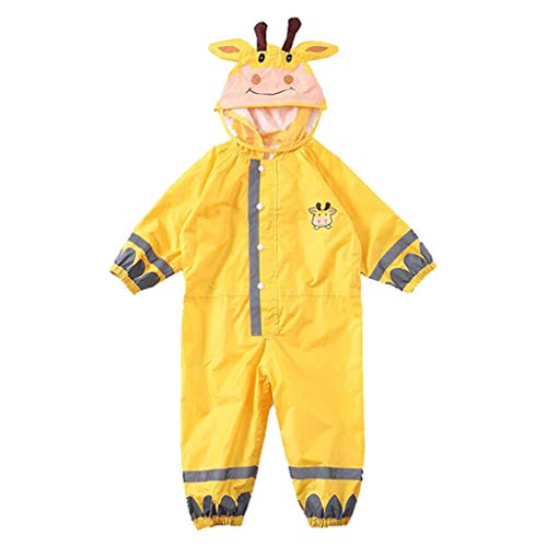 LEIPUPA Casaco de Chuva Conjunto Cartoon com Capuz para Chuva de Primavera E Verão Impermeável - S a