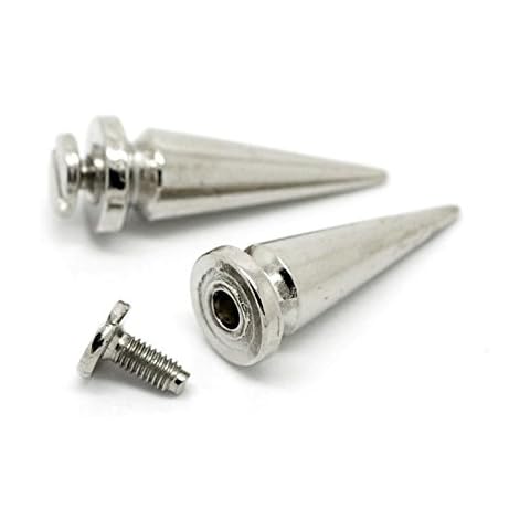SiAura Material ® - 5 Stück Spikes Ziernieten 25x10mm Cover