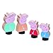 Peppa Pig Pack 4 Figuras Madera Familia Pig
