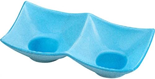 3-704-40 Celadon Double Point Deep Condiment Plate A