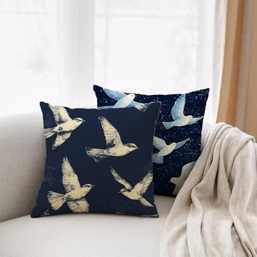 Coussins exterieures imperméable 55x55 lin housse de coussin - 3